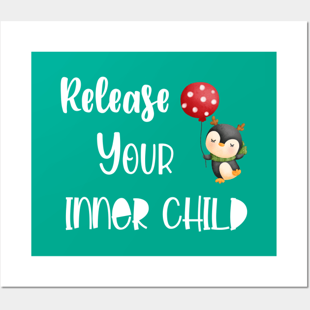 Release your inner child Wall Art by Athikan